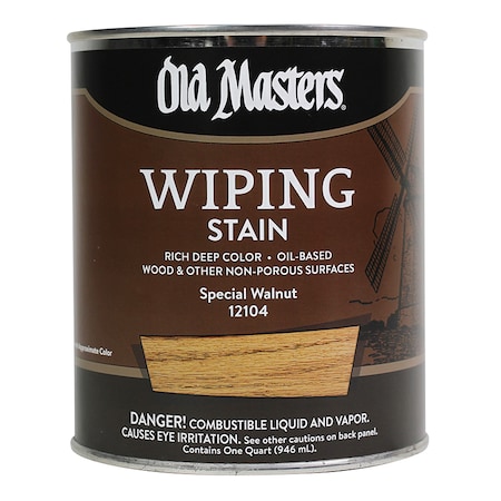 Old Masters 1 Qt Special Walnut Oil-Based Wiping Stain 12104